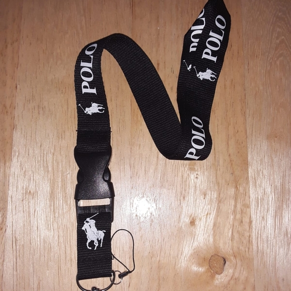 Brand New Polo Ralph Lauren Logo Lanyard with Clip - Picture 1 of 7